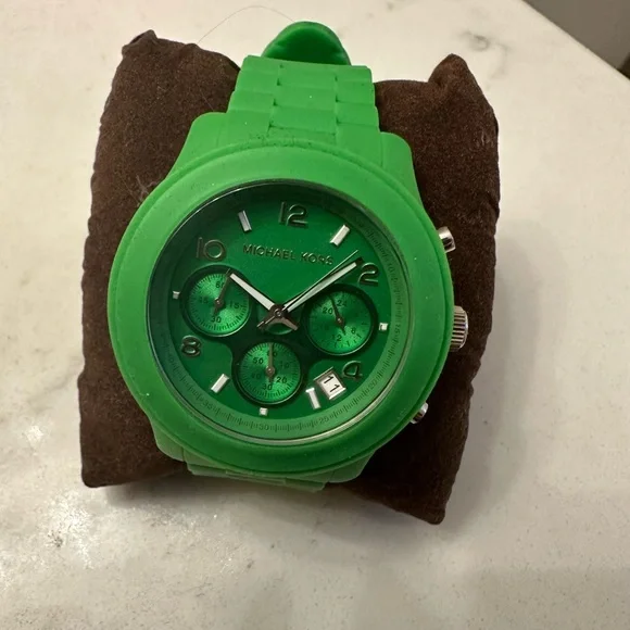 Michael Kors Vibrant Green Chronograph Watch Michael Kors Men main image 3